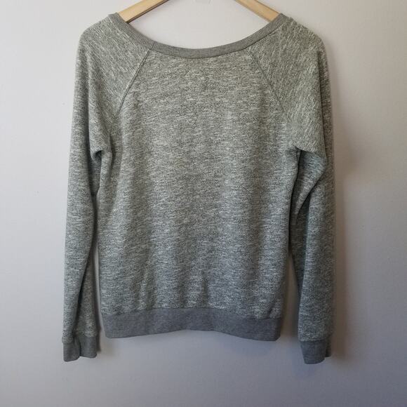 Volcom Womens Geometric Sweatshirt Green Heather Knit Size Small - Picture 9 of 11